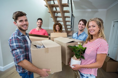 Secure Brompton Man with Van payments illustration