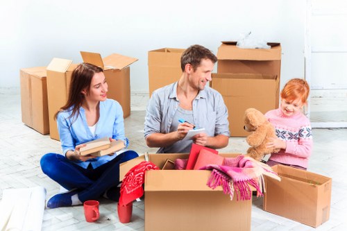 Efficient moving service with modern truck