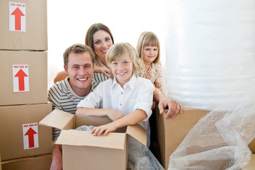 Reliable moving team using quality materials in Brompton