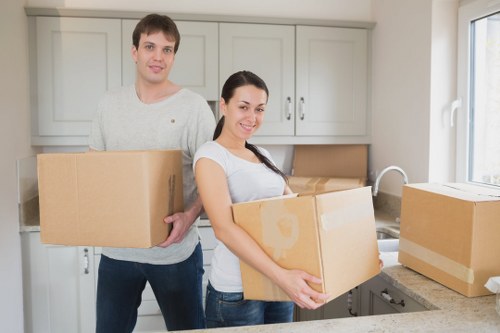 Organized furniture pick-up process with professionalism